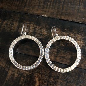 Round Drop Earrings